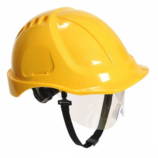 Casque de chantier personnalisé avec visière à Lyon