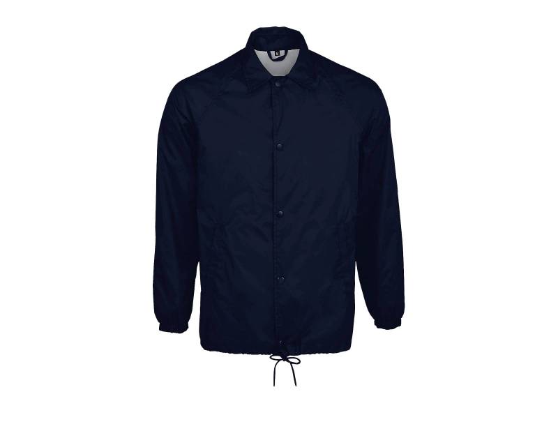 Veste imperméable bleu broderie Lyon