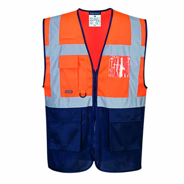 Gilet orange fluo sur Lyon