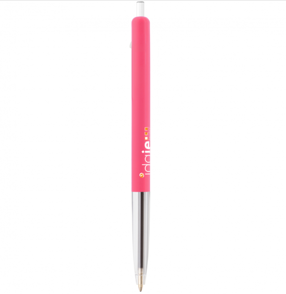 stylo bic rose avec logo Valence