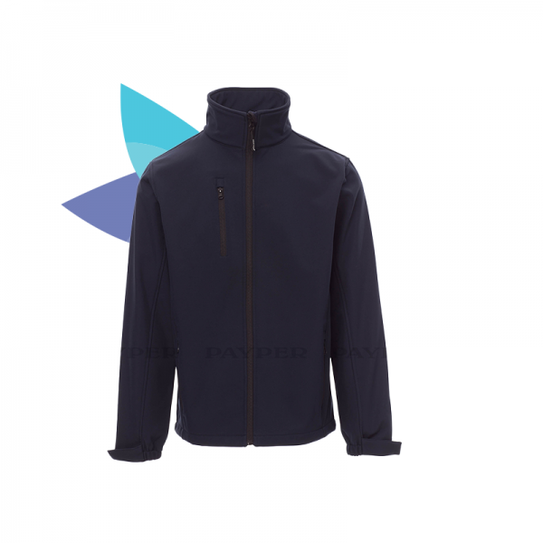 Veste softshell zippée personnalisable avec logo pour entreprise à Lyon, Marseille et Genève